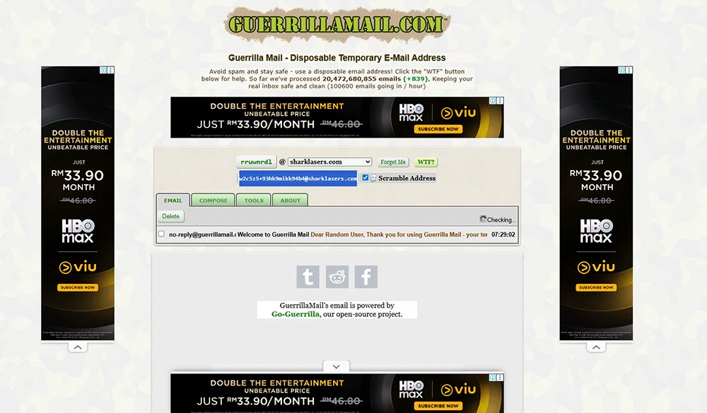 Best Disposable Email in 2026 - Guerrilla Mail