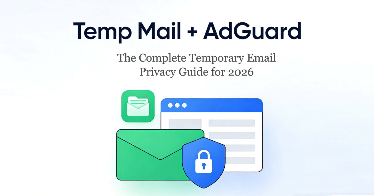 Temp Mail + AdGuard: The Complete Temporary Email Privacy Guide for 2026