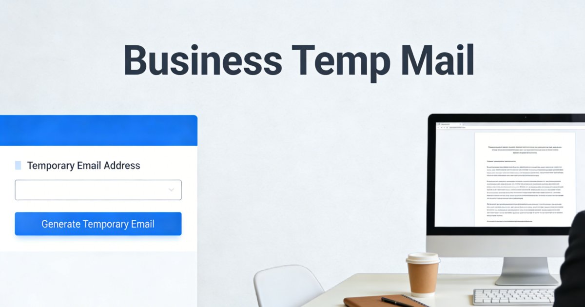 Business Temp Mail: The Smart Alternative to Clogging Your Corporate Inbox