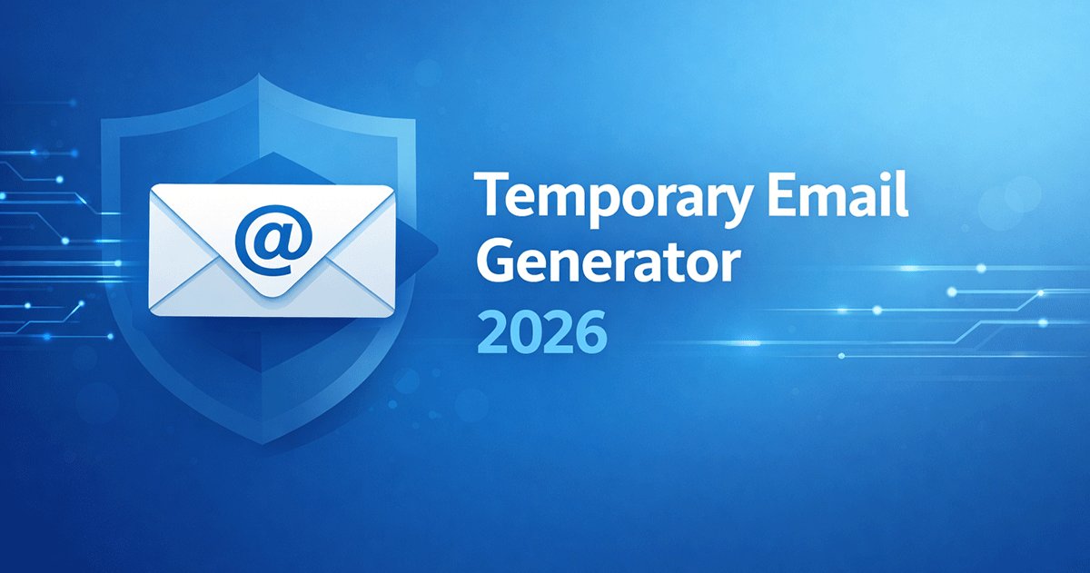 Temporary Email Generator: How to Create Disposable Email Instantly in 2026