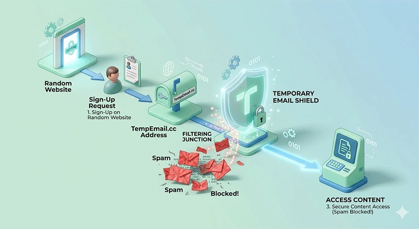 How a temporary email protects your primary inbox from spam