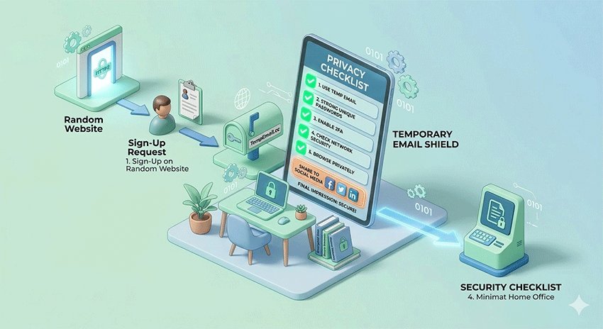 Daily digital privacy checklist for 2026