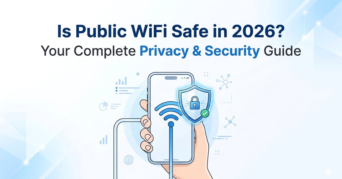 Is Public WiFi Safe in 2026? Risks, VPN Tips & Mobile Privacy Guide