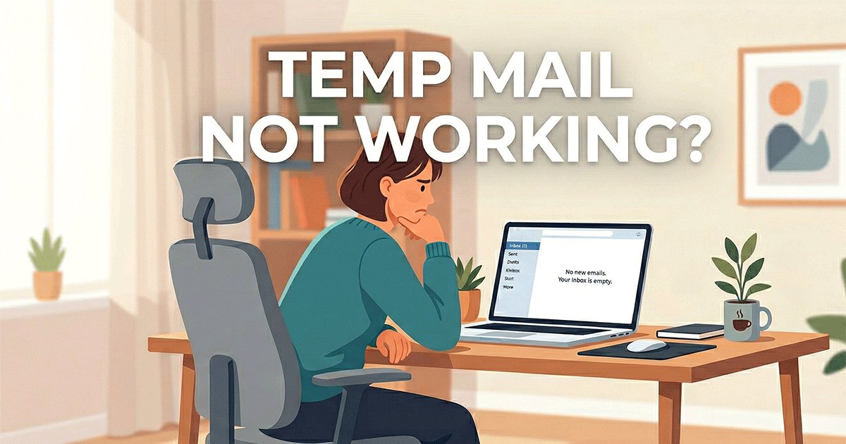 Temp Mail Not Working? 5 Fixes to Get Verification Codes Instantly (2026)