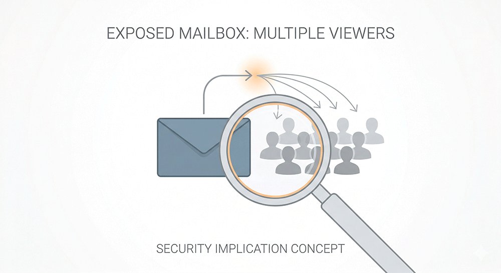 Public temporary email inbox potentially exposed or accessible through shared URL