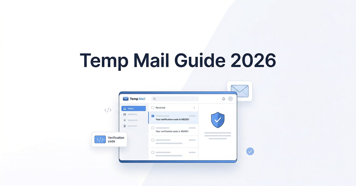 How to Use Temp Mail (2026 Guide): Safe, Fast & Spam-Free Email